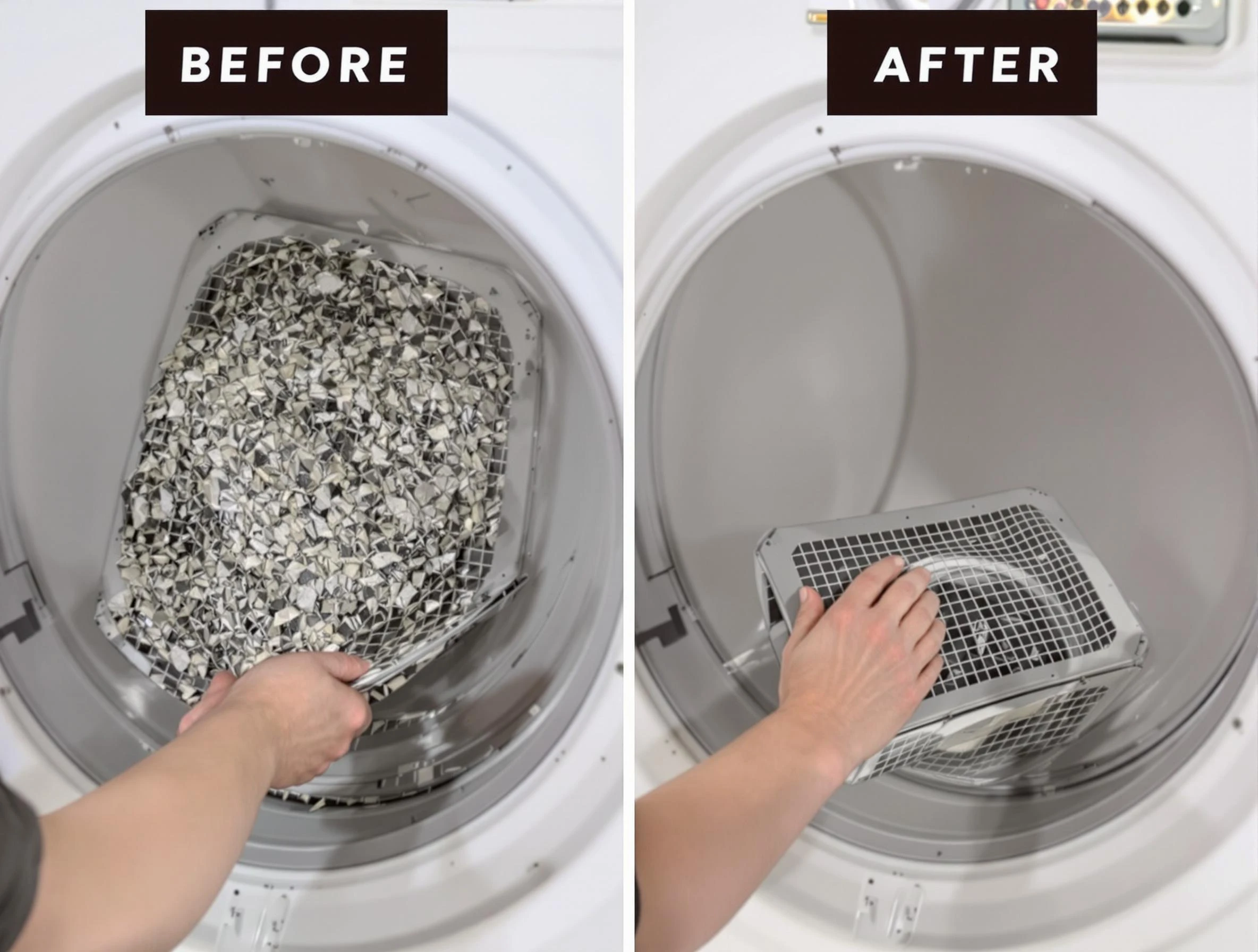 Professional lint trap cleaning by Portland Dryer Vent Cleaning in Portland